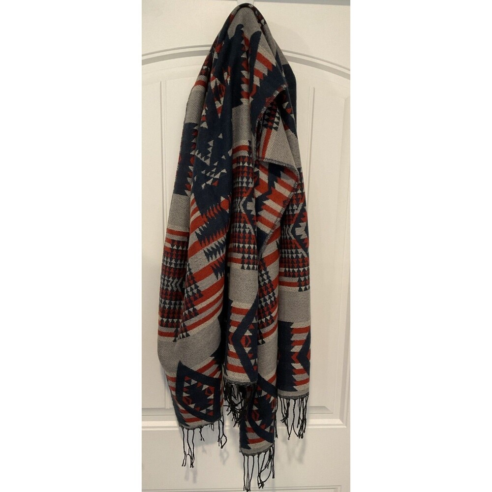 NWOT Charming Charlie Women’s Multi-Wear & Color Aztec Print WRAP SCARF